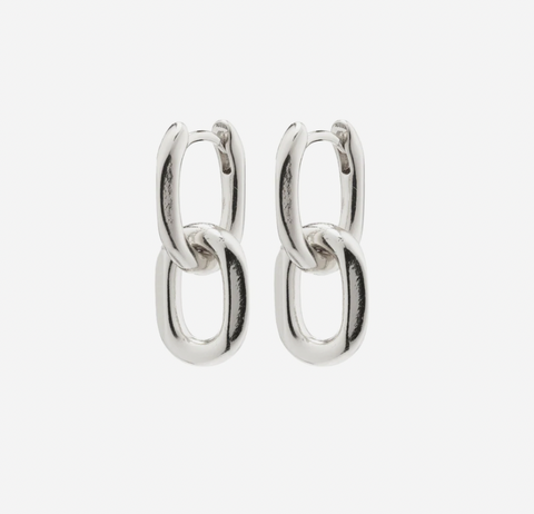 Pilgrim Euphoric Cable Chain Earring Silver