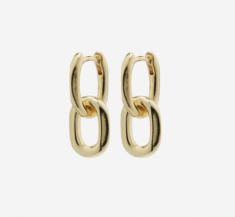 Pilgrim Euphoric Cable Chain Earring Gold