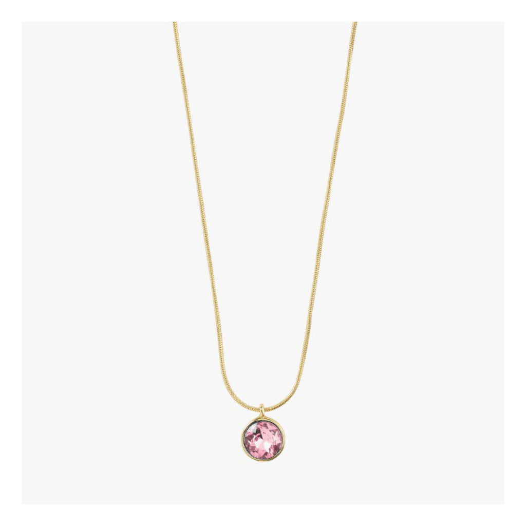 Pilgrim Callie Crystal Pendant Rose