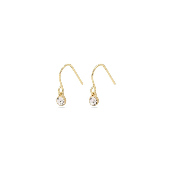 Pilgrim Lucia Crystal Earring Gold